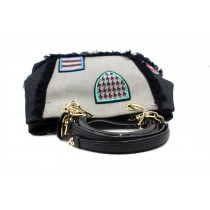 Dior Diorissimo Grau und Schwarz Canvas