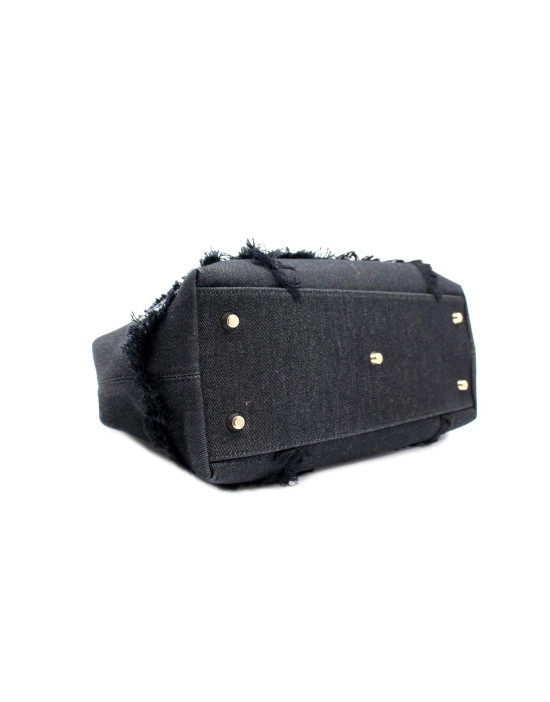 Dior Diorissimo Grey and Black Canvas