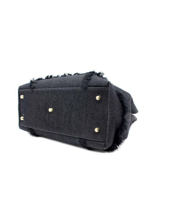 Dior Diorissimo Grau und Schwarz Canvas