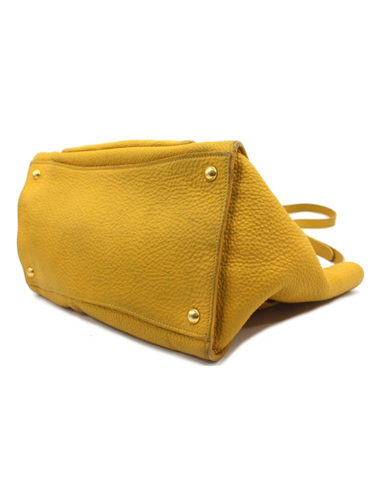 Prada Shopping Pelle Gialla