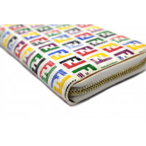 Fendi Portafoglio Zucca Multicolor Bianco