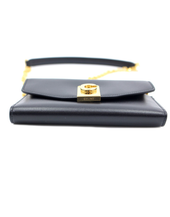 Celine Portacellulare Pelle Nera