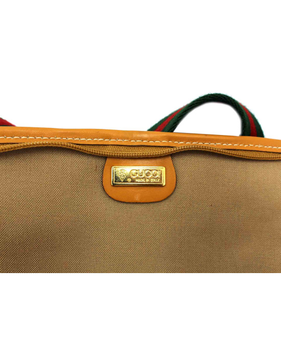 Gucci Porta Abiti Tela Marrone