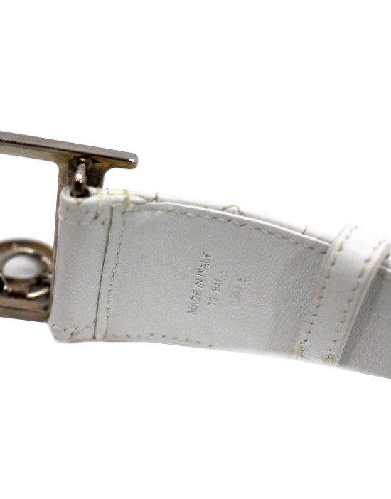 Dior Cintura Pelle Bianca