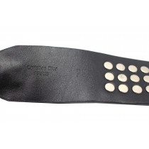 Dior Cintura Borchie Pelle Nera