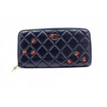 Chanel Portafoglio Pelle Blu