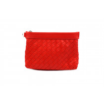 Bottega Veneta Pochette Pelle Rossa