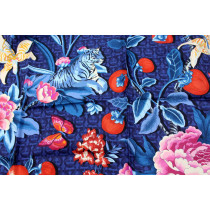 Ferragamo Foulard Carré Seta Blu