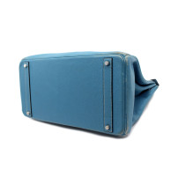 Hermes Birkin 40 Leder Blau