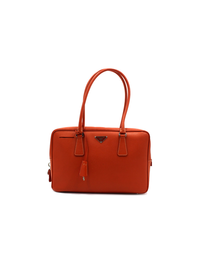 Prada Shopping Pelle Arancio