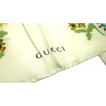 Gucci Foulard Seta Panna