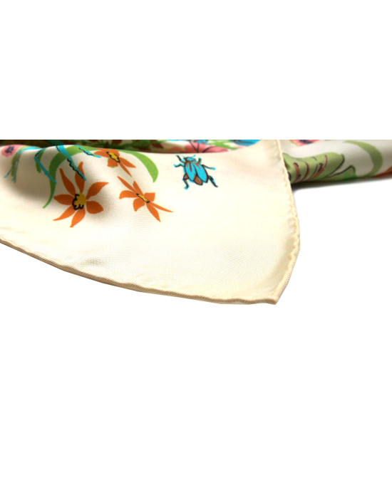 Gucci Foulard Seta Panna