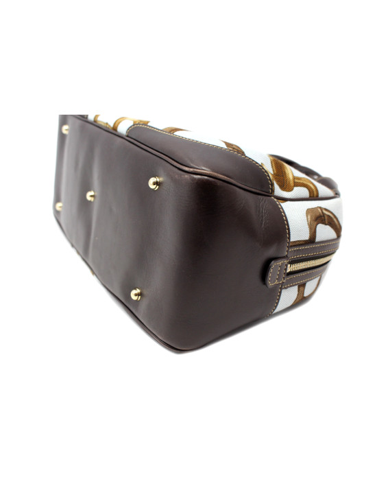 Gucci Bauletto Tela Azzurro