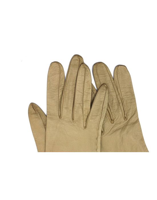 Chanel Guanti Pelle Beige