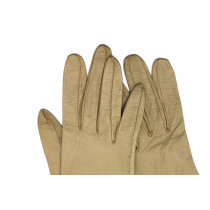 Chanel Guanti Pelle Beige