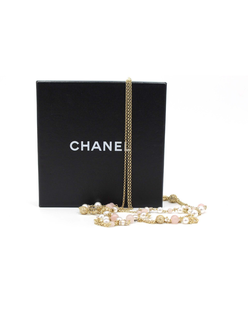 Chanel Collana Perle e Strass