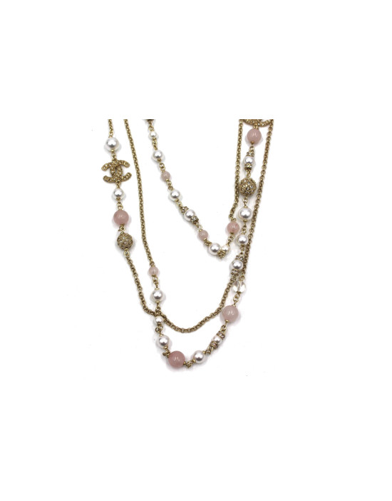 Chanel Collana Perle e Strass