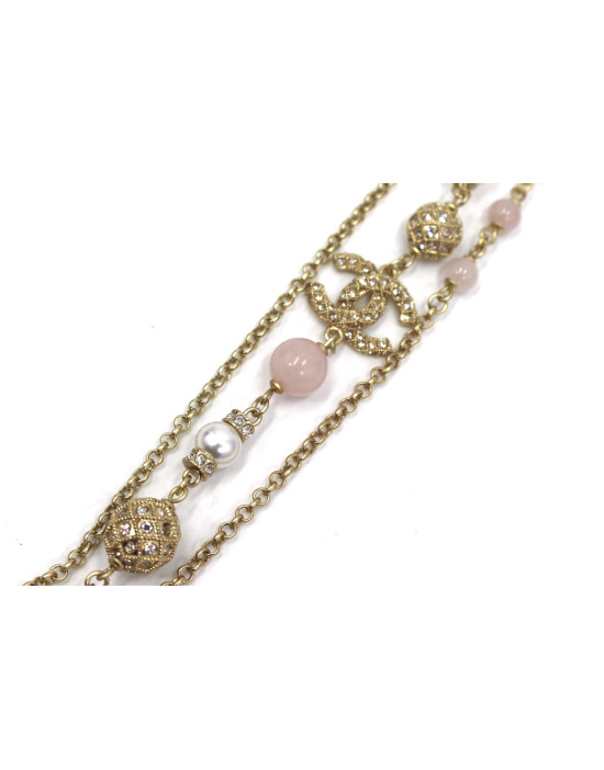 Chanel Collana Perle e Strass