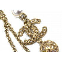 Chanel Collana Perle e Strass