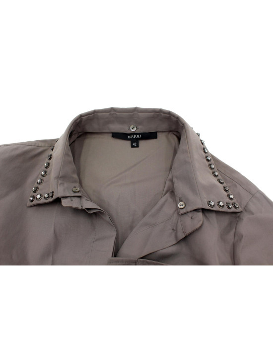 Gucci Camicia Cotone Grigia