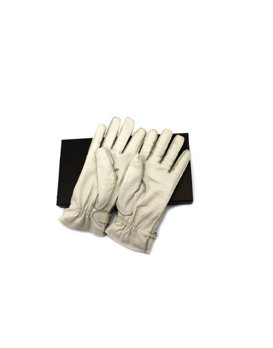 Gucci Guanti Pelle Beige