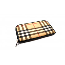 Burberry Portafoglio Zippy Check Beige