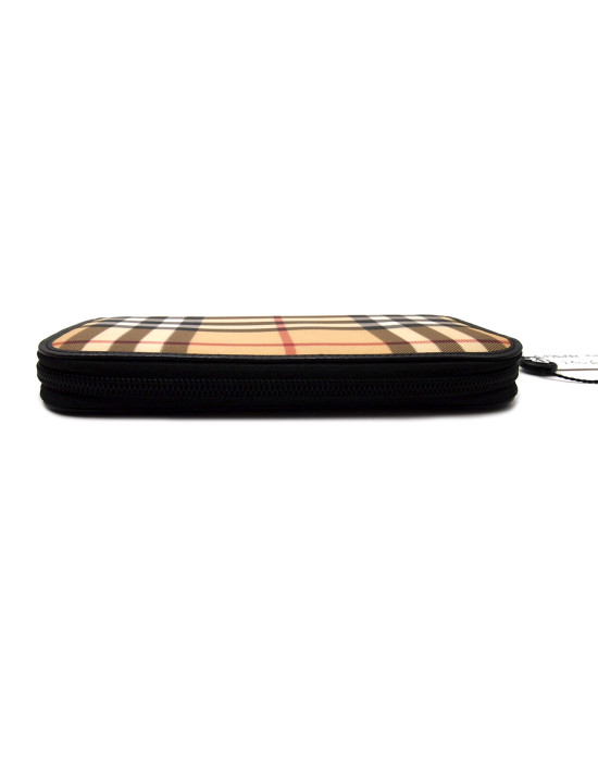 Burberry Zippy Check Beige Geldbörse