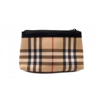 Burberry Pochette Cosmetique Check Beige