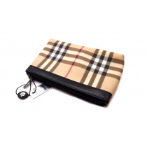 Burberry Pochette Cosmetique Check Beige