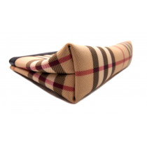 Burberry Beige Check Cosmetic Pouch