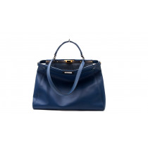 Fendi Peekaboo Pelle Bluette