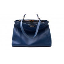 Fendi Peekaboo Pelle Bluette