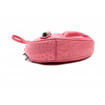 Balenciaga Le Cagole Pelle Stampa Cocco Rosa
