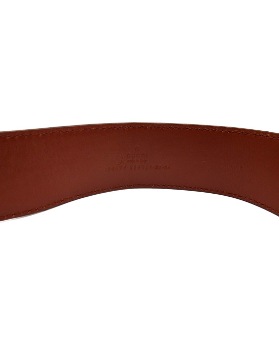 Gucci Cintura Pelle Marrone