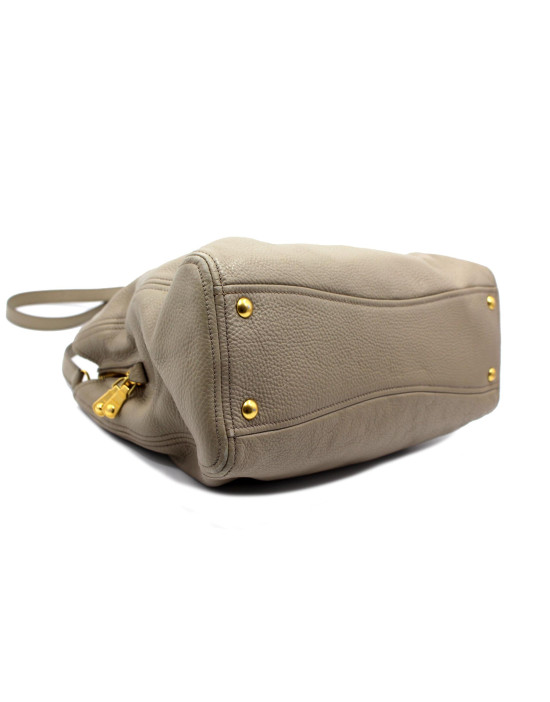 Miu Miu Shopping Pelle Grigia