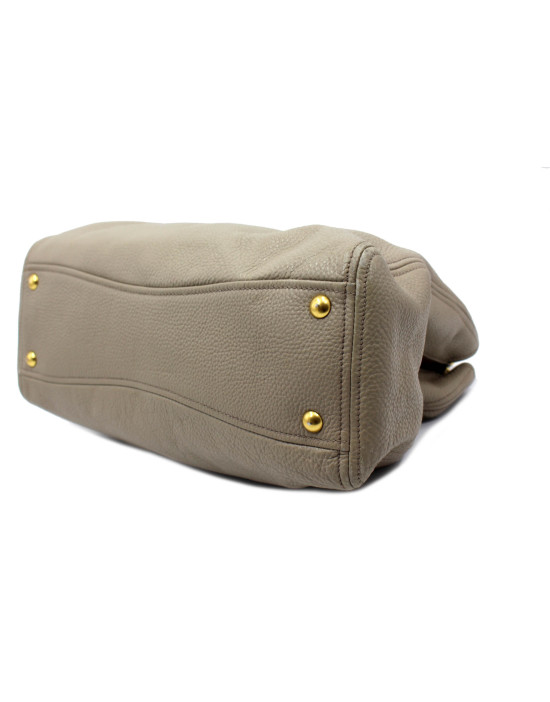 Miu Miu Shopping Pelle Grigia