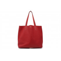 Hermes Tote Togo Cuir Rouge Réversible