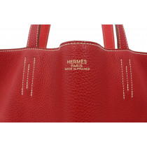 Hermes Tote Togo Pelle Rossa Reversibile