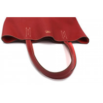 Hermes Tote Togo Rotes Leder Umkehrbar
