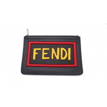 Fendi Pochette Pelle Grigia