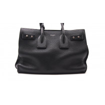 Saint Laurent Souple Sac De Jour Pelle Nera