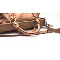 Miu Miu Bow Bag Pelle Beige