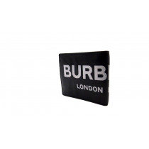 Portefeuille en Cuir Noir Burberry