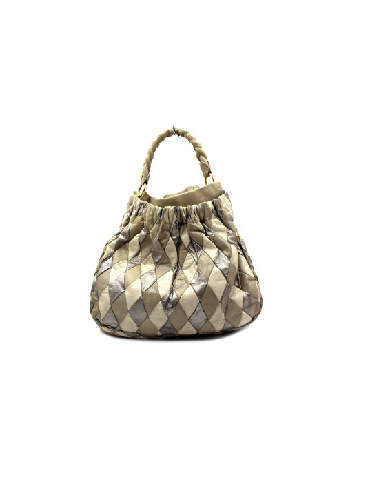 Miu Miu Hobo Pelle Crema