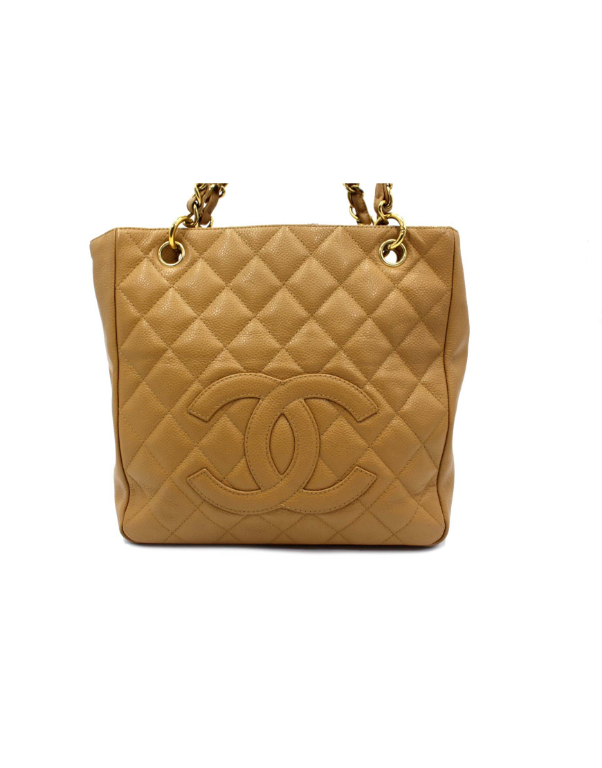 Chanel Cabas Pelle Beige