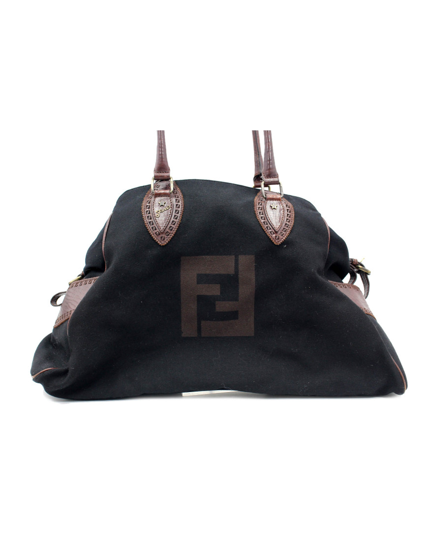 Fendi Shopping Tela Nera