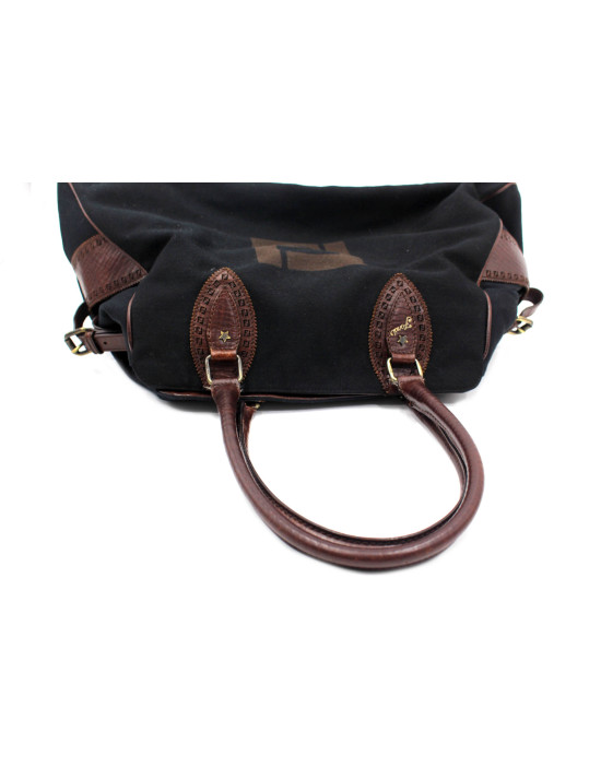 Fendi Shopping Tela Nera