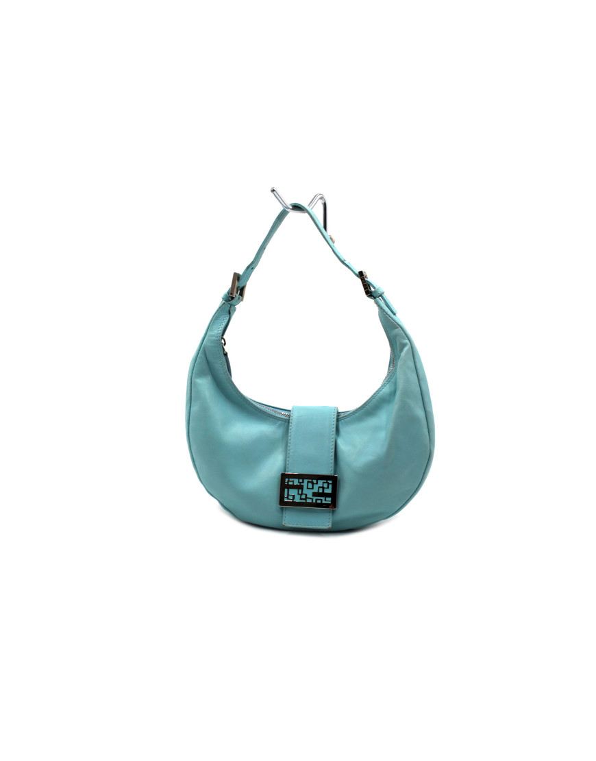 Fendi Hobo Pelle Turchese