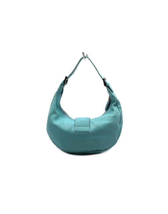 Fendi Hobo Pelle Turchese