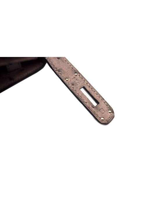 Hermes Kelly Struzzo Etoupe